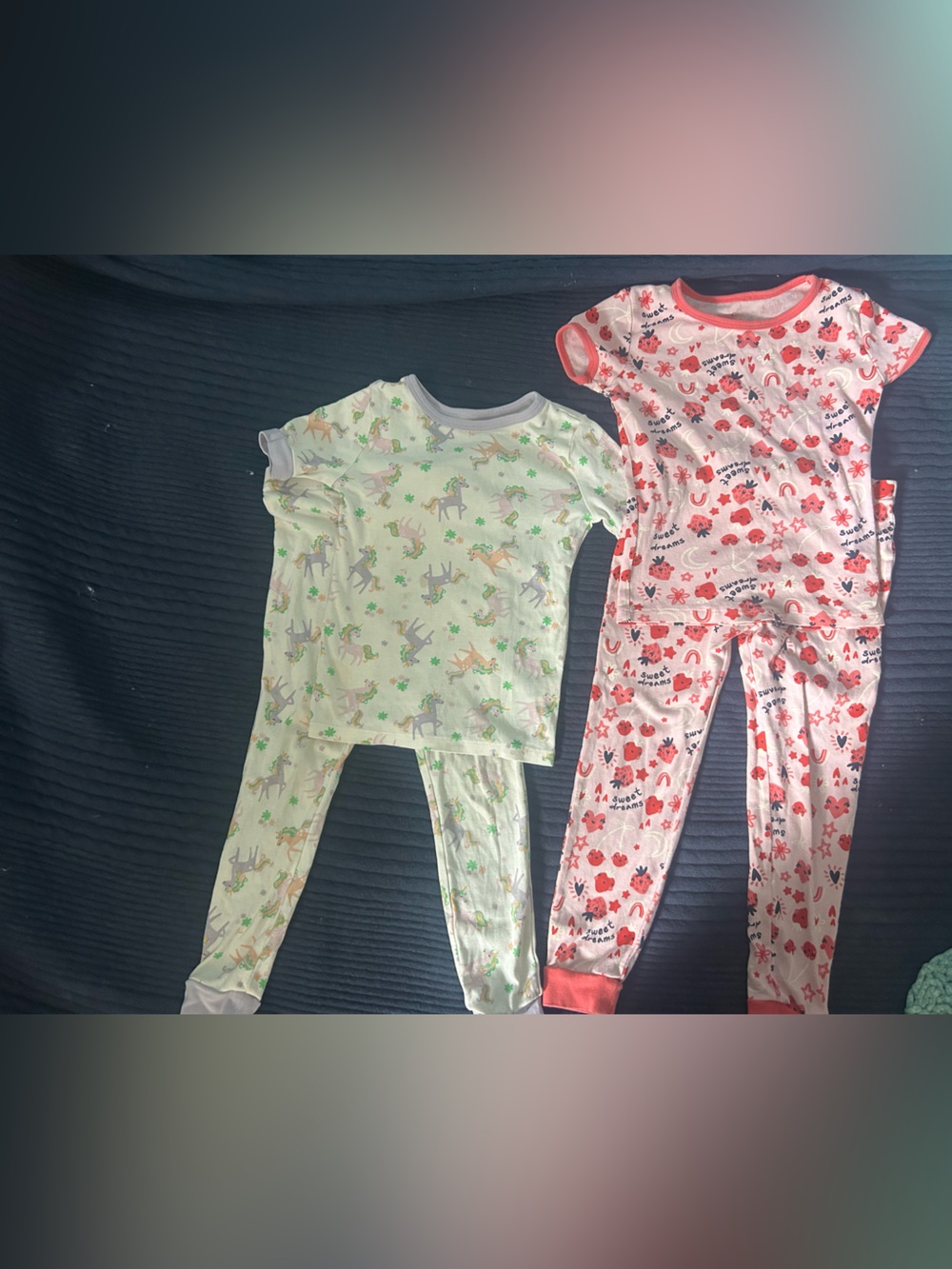 Joe Fresh Girls' Two-Piece PJ Sets - Unicorn Print & Ladybug Print